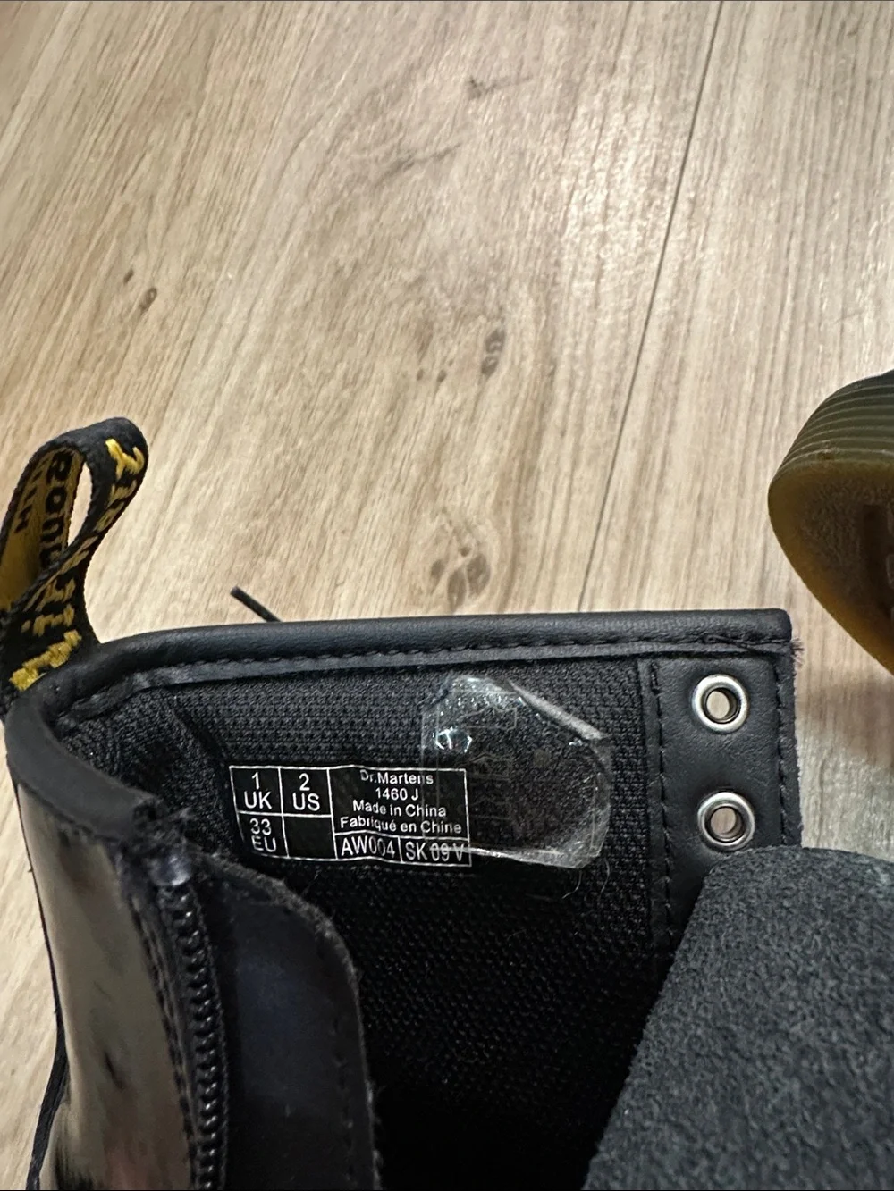 New! Doc Martens Patent Leather Black Boots Toddler 2